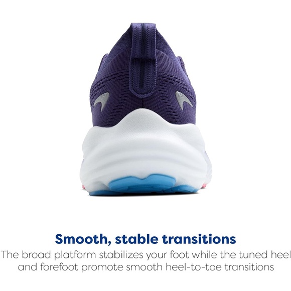 NWT Brooks Womens Glycerin 22 Running Shoes - Deep Purple with Blue Accents - Picture 5 of 10